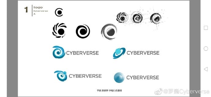 Huawei Cyberverse logo and Interface appear for first time