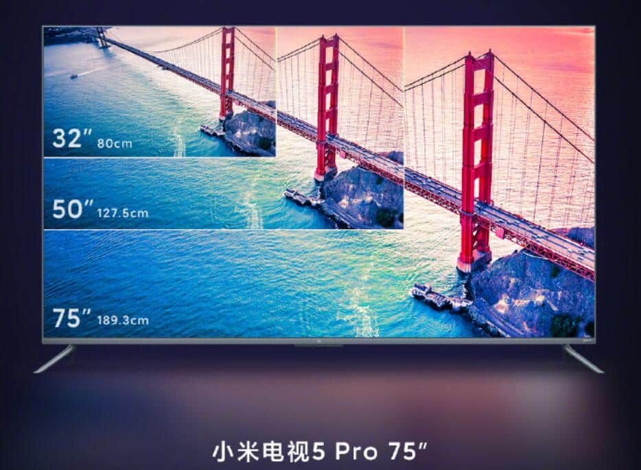 75-inch Xiaomi TV 5 Pro will be available on March 13 for about 40