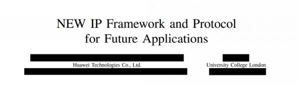 Huawei aims to reshape Internet with protocol called New IP