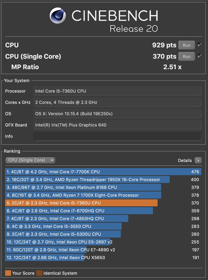 MacBook Air 2020 rivals 2017 MacBook Pro in performance