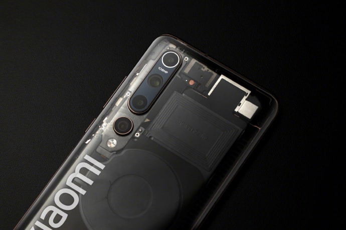 Xiaomi shows off Mi 10 with transparent back panel