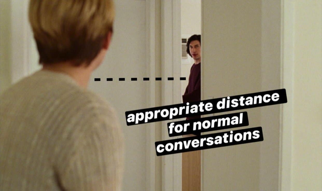 What is the safe distance to avoid getting Covid-19?