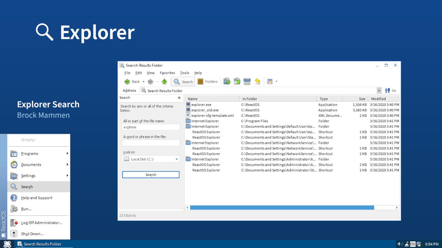 ReactOS, an open source alternative for Windows, releases version 0.4.13