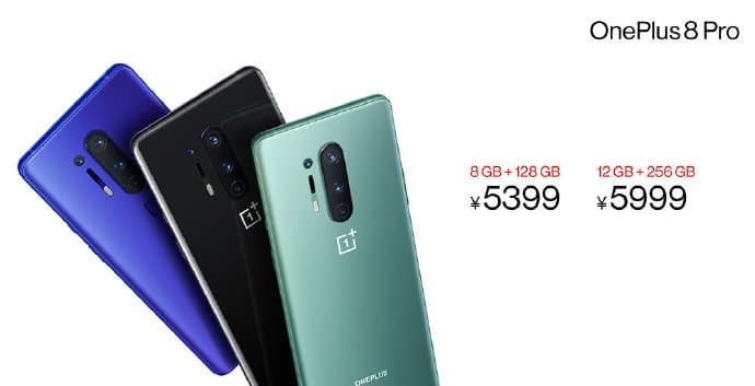 OnePlus 8 series released in China, starting at about 5
