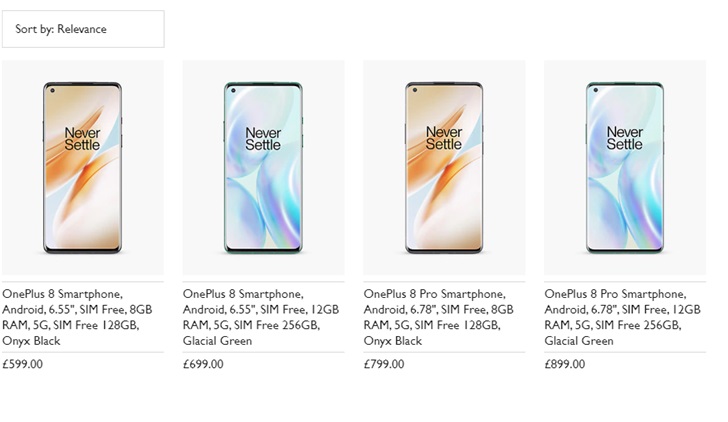OnePlus 8 and 8 Pro specs and prices leaked just before global launch