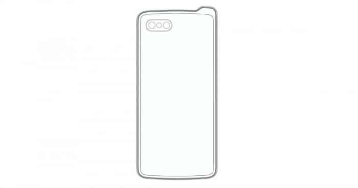 Patent image exposes Lenovo phone with reverse notch design