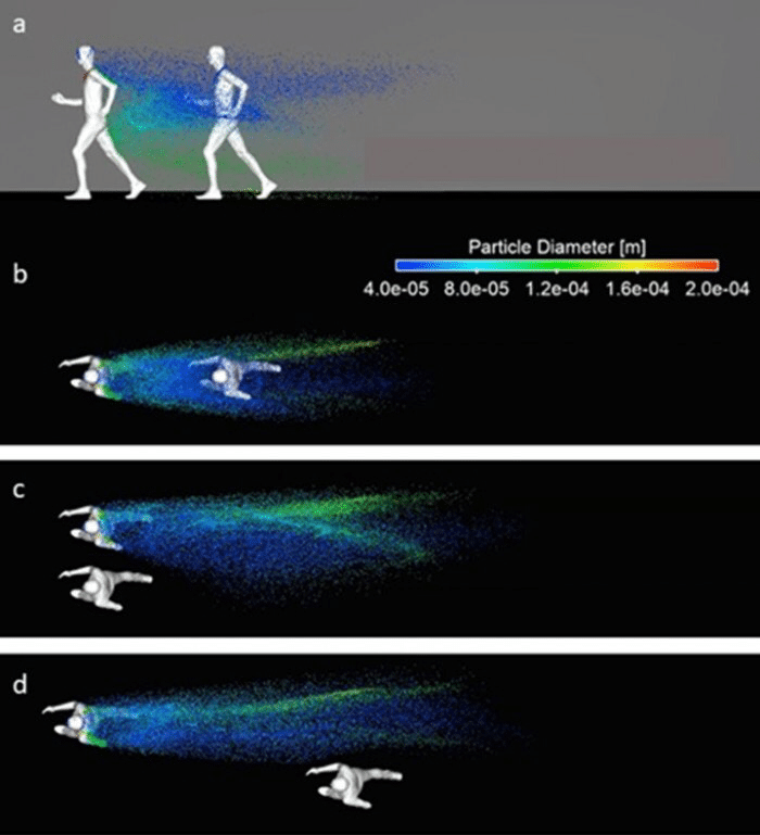 Cycling and running increase risk of coronavirus transmission, study says