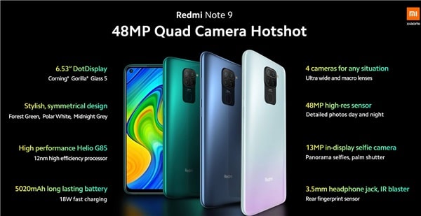 Xiaomi releases Redmi Note 9, Note 9 Pro for international markets