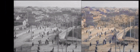 AI-restored video shows old Beijing 100 years ago