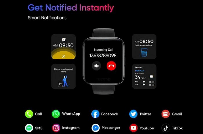 Here is what Realme Watch looks like