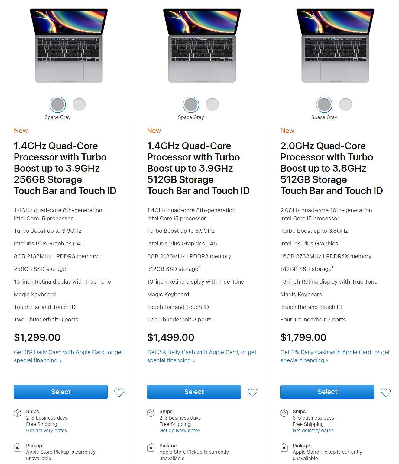 Apple releases new 13-inch MacBook Pro with new scissor keyboard