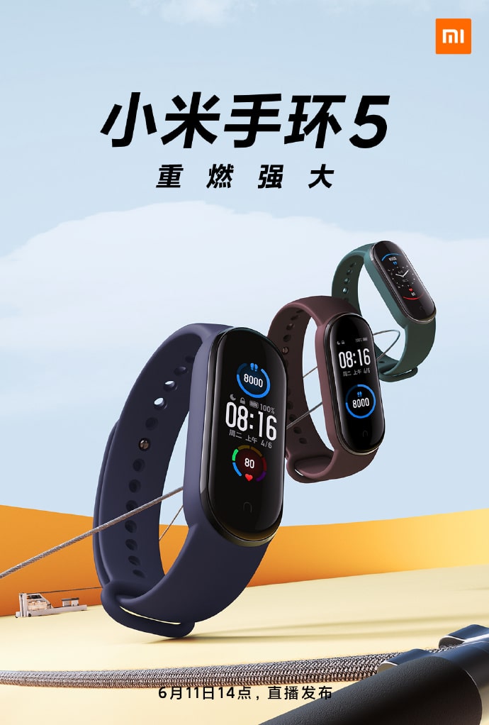 More Xiaomi Band 5 posters released ahead of launch