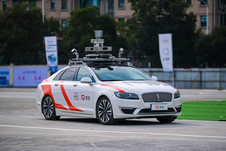 China's ride-hailing giant Didi Chuxing tests driverless taxis in Shanghai