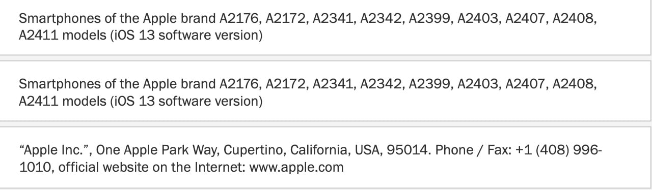 Apple's 9 new phones appear in certification database as iPhone 12 nears