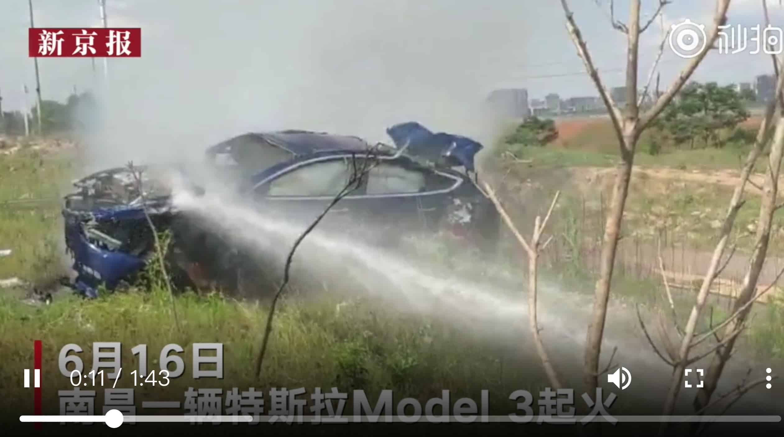 Footage of alleged Tesla Model 3 brake failure accident revealed