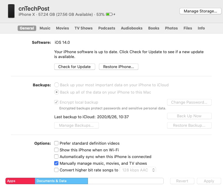 How to downgrade from iOS 14 to iOS 13 while retaining data?