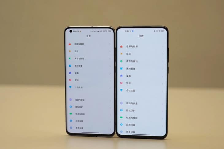 This is what a Xiaomi phone with under-screen camera looks like