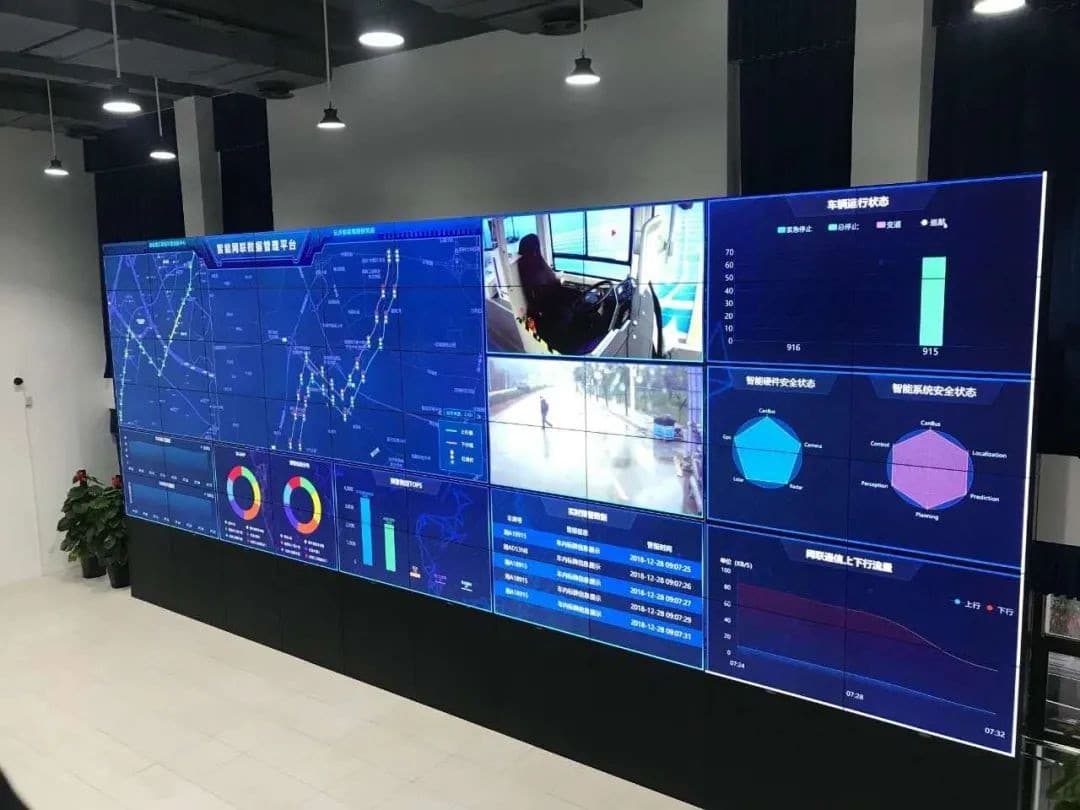 China's first open-road automated bus line goes into trial operation