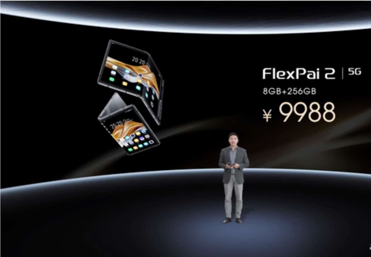 Display maker Royole announces FlexPai 2 foldable phone, priced from 75