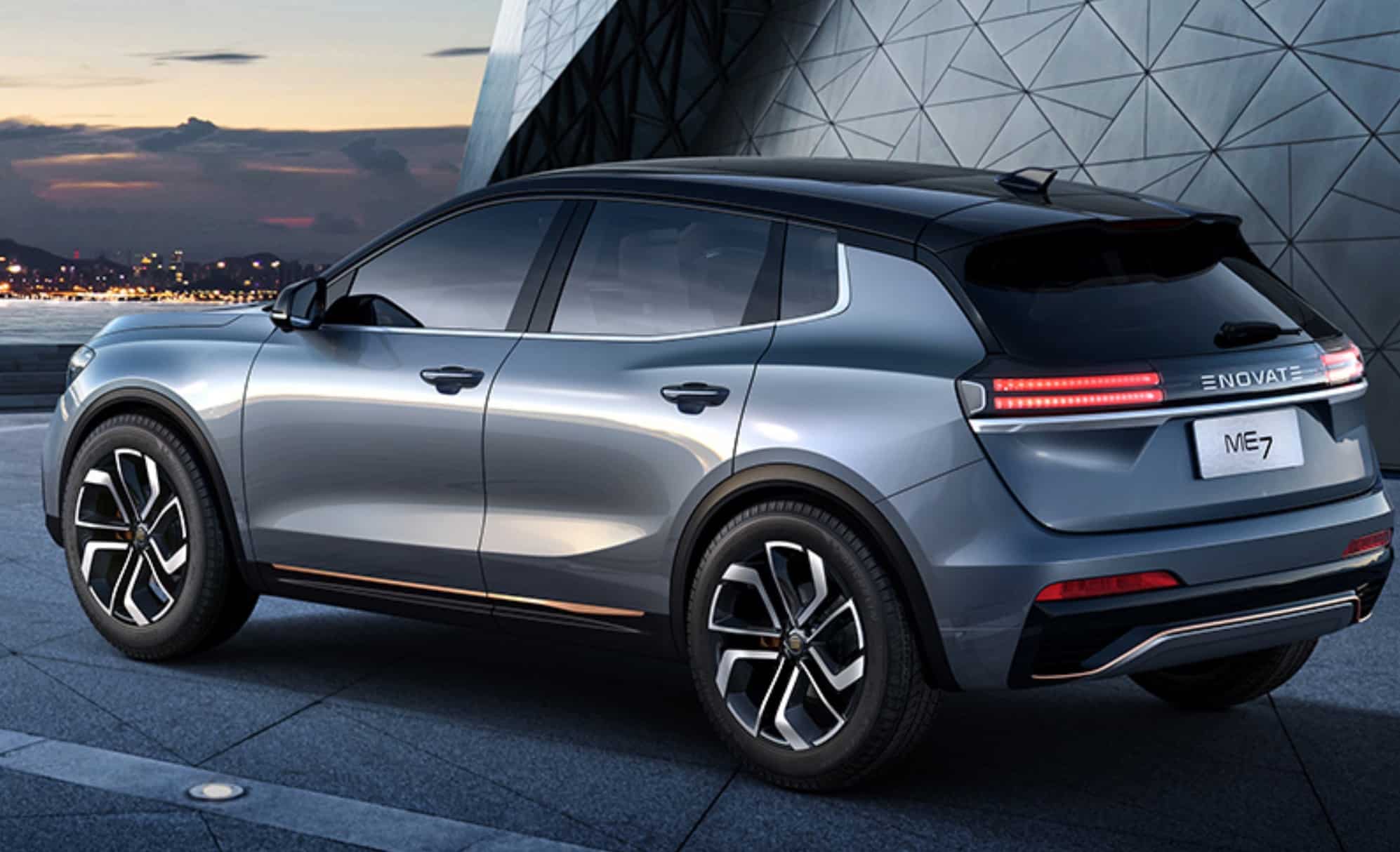 Chinese electric car startup ENOVATE launches its first car with 5 screens