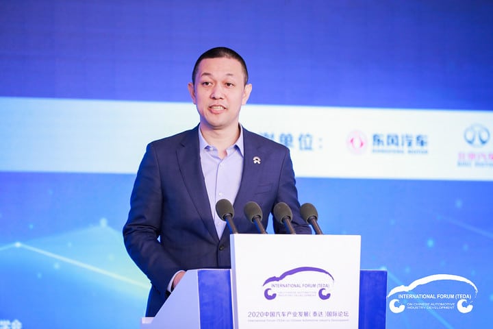 NIO founder says working on more efficient second-gen battery swap station