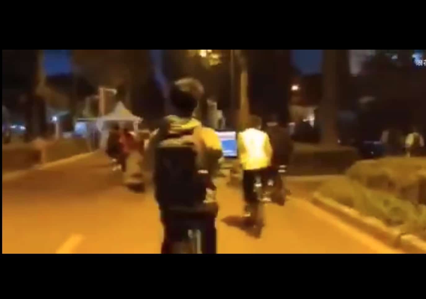 Video of Chinese student running program on laptop while riding bike goes viral