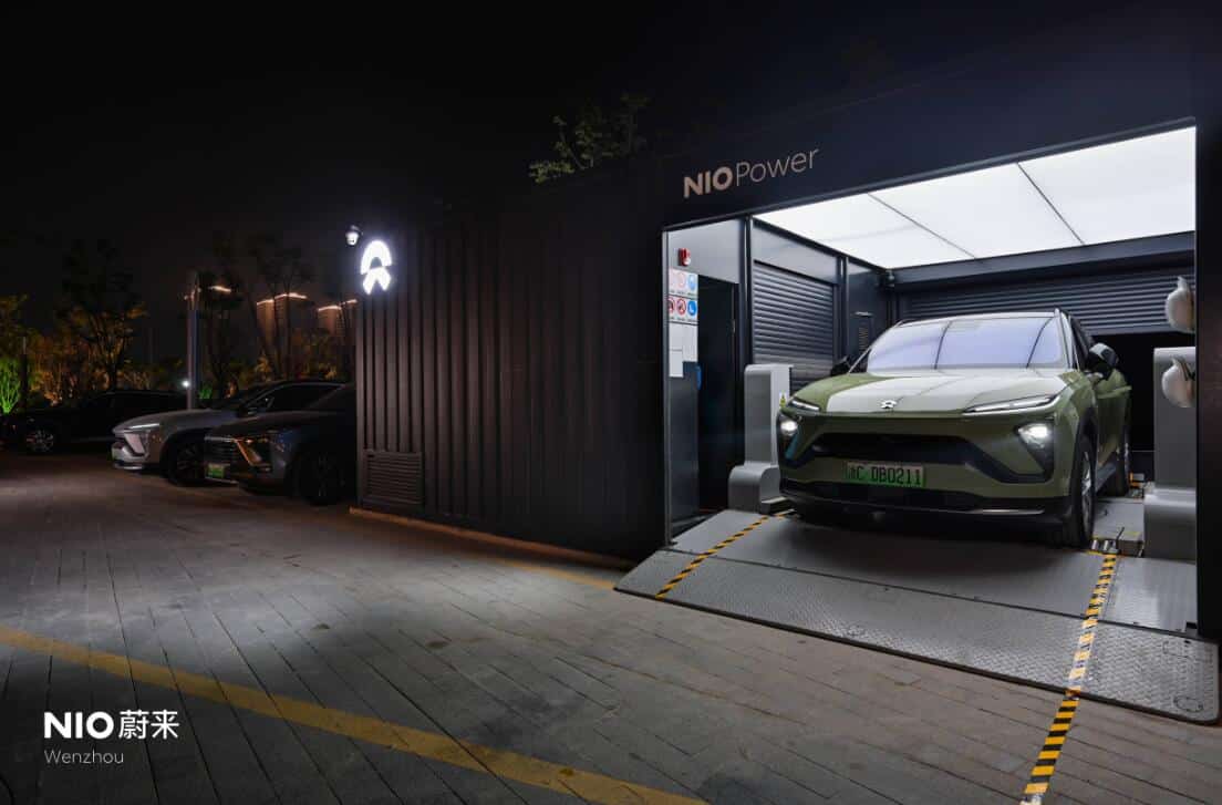 NIO's 159th battery swap station begins operation