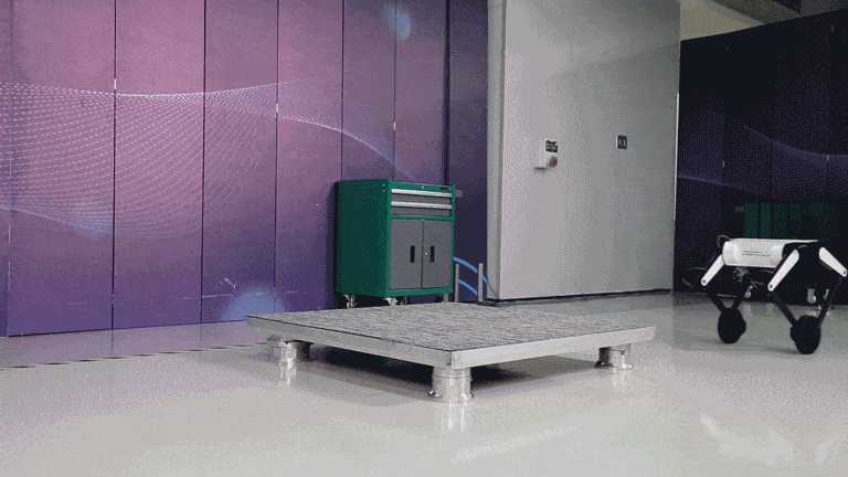Meet Ollie: Tencent's wheel-legged robot capable of 360-degree flips